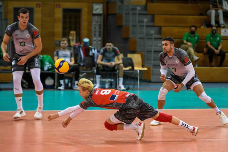 Volleyball Bundesliga; Fotograf: Edmund Zuber; Haching; HAC; KW-Bestensee; NKW; 04.11.2021;