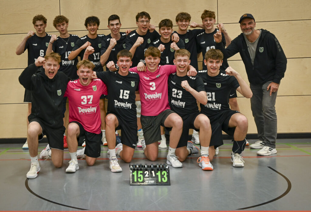 Teamfoto der U20 als Bayerischer Meister