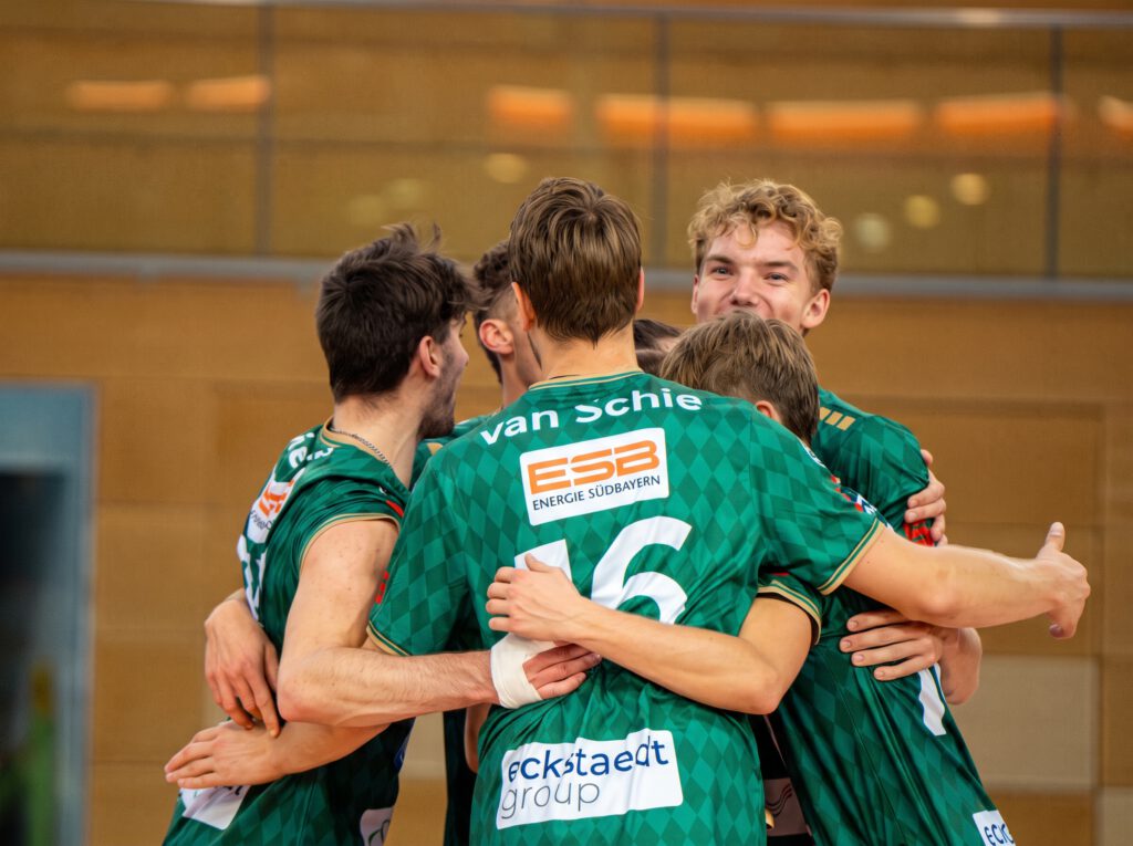 WWK Volleys München rund um Kapitän van Schie